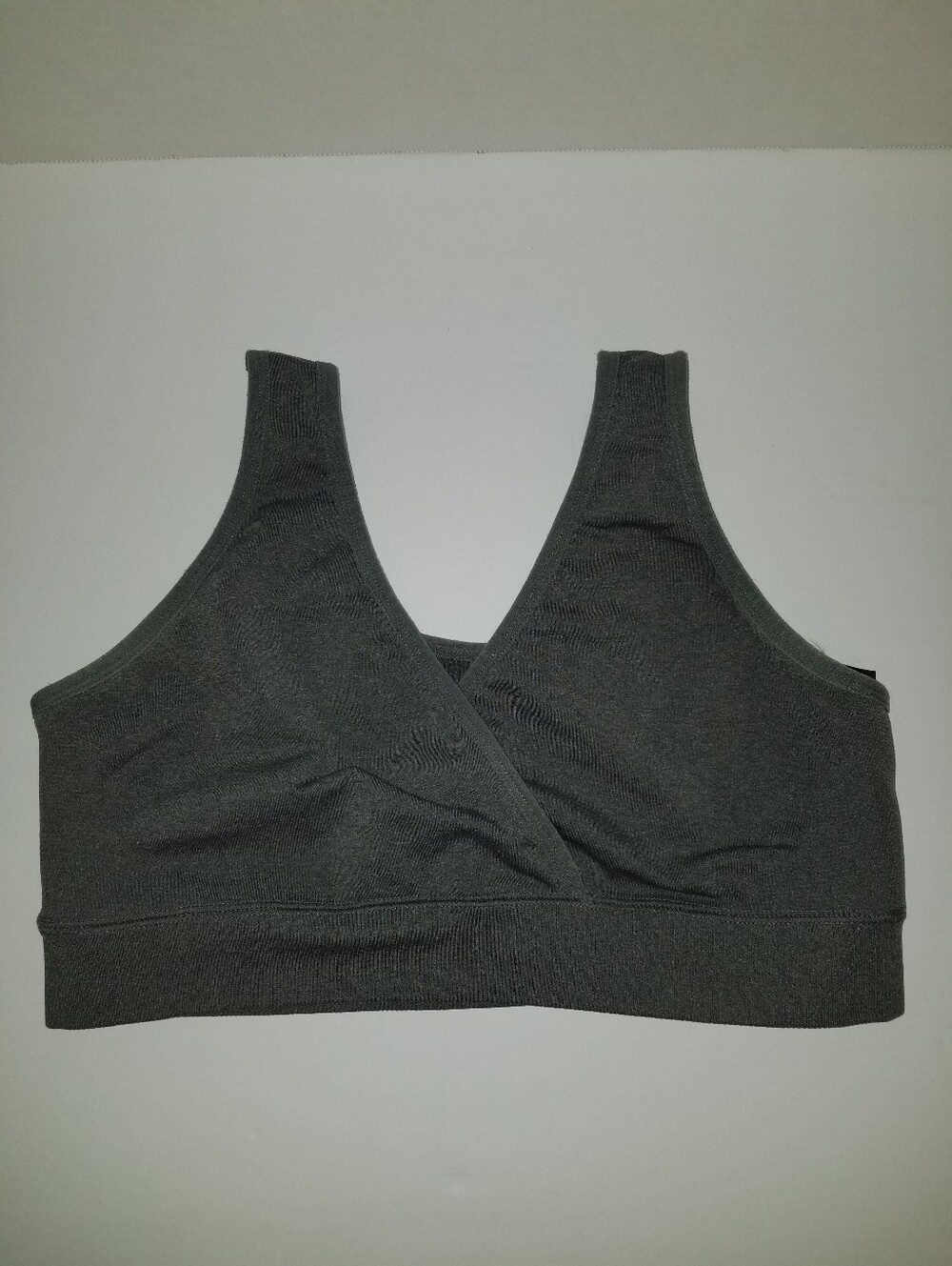 H&M Seamless Stretch Medium Bra in Charcoal